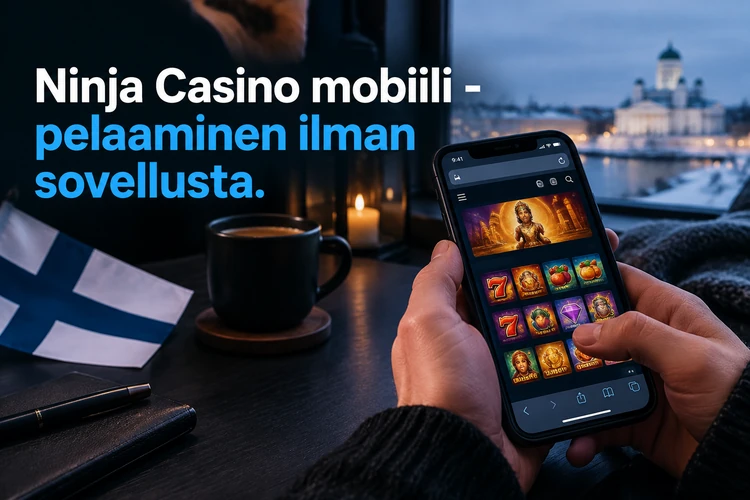 Ninja Casino mobiili - pelaaminen ilman sovellusta