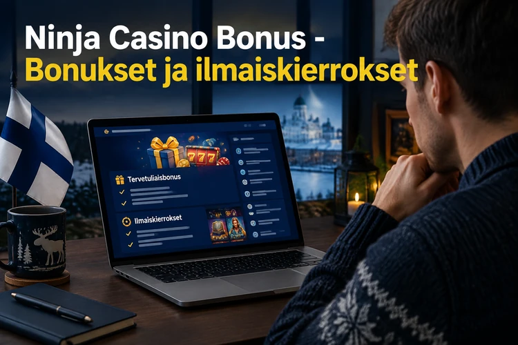 Ninja Casino Bonus - Bonukset ja ilmaiskierrokset