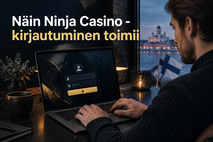 Näin Ninja Casino -kirjautuminen toimii