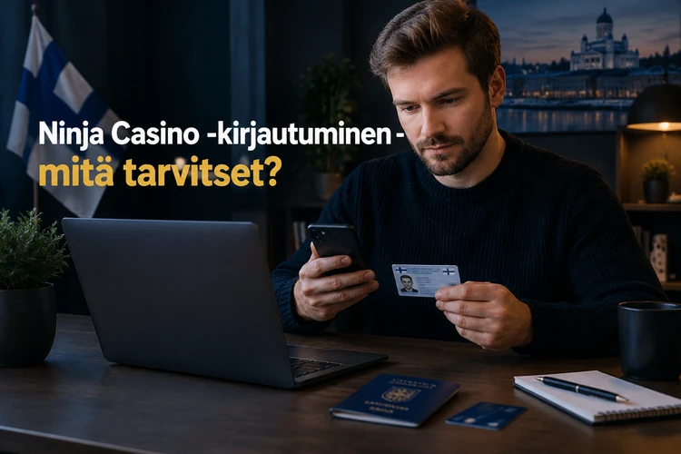Ninja Casino -kirjautuminen - mitä tarvitset?