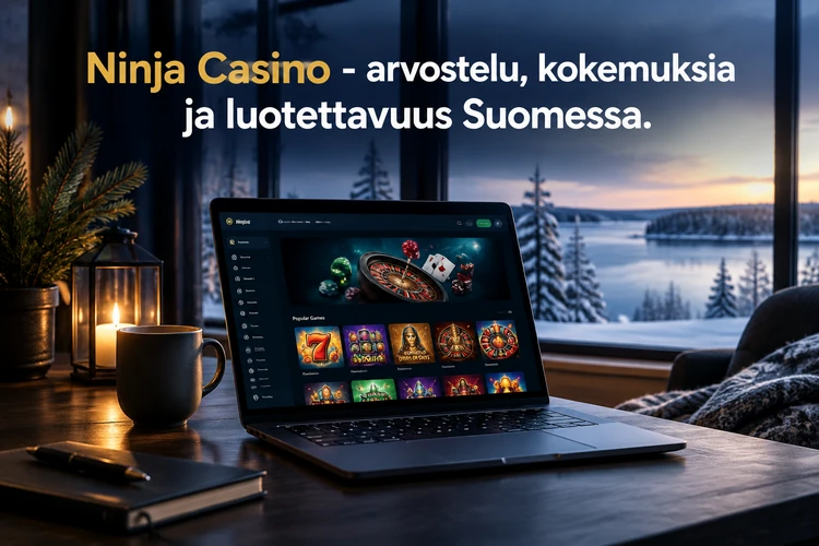 Ninja Casino - arvostelu, kokemuksia ja luotettavuus Suomessa