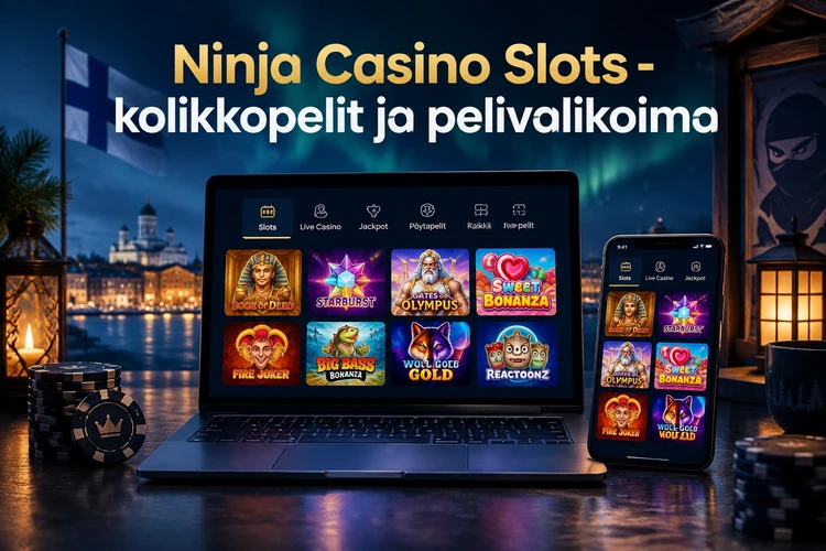 Ninja Casino Slots - kolikkopelit ja pelivalikoima