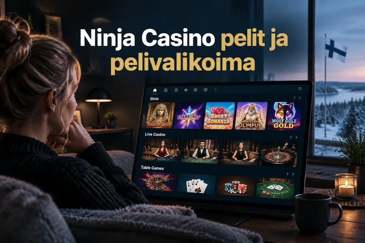 Ninja Casino pelit ja pelivalikoima