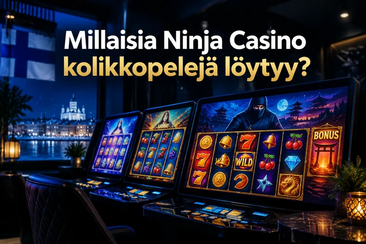 Millaisia Ninja Casino kolikkopelejä löytyy?
